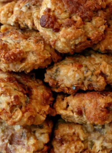Plate of crispy Chicken Fried Steak Bites with dipping sauce