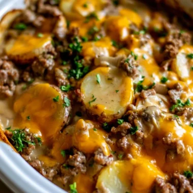 Delicious cowboy recipe for a hearty dinner in a crock pot